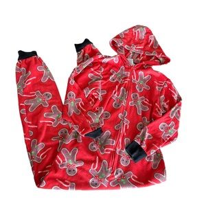 Komark Kids Gingerbread Union Suit Pajamas